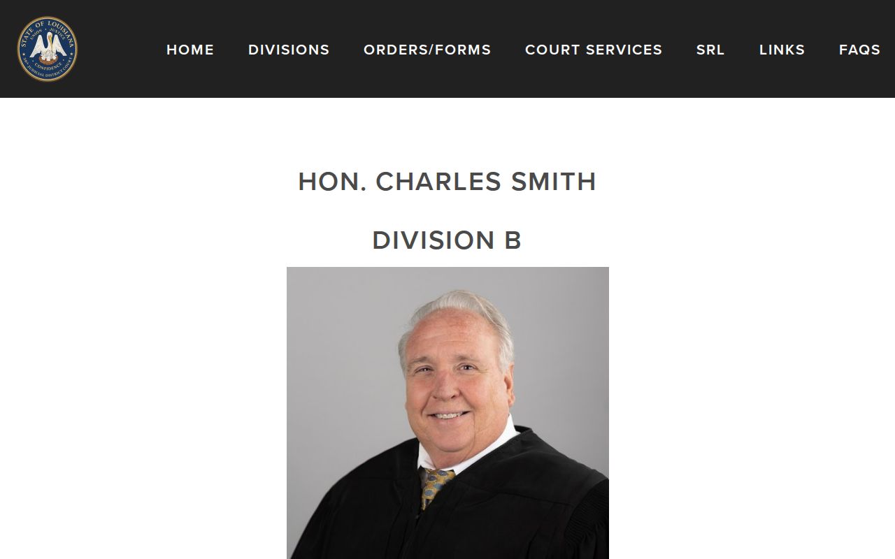 Webster Parish civil docket Division B court information